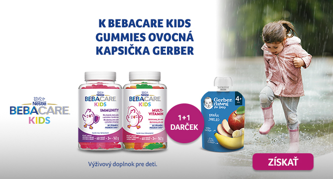 BEBACARE + darček kapsička Gerber Natural