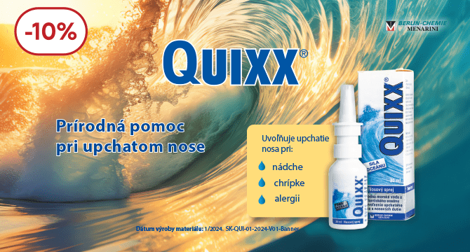Nosové spreje Quixx s 10% zľavou!
