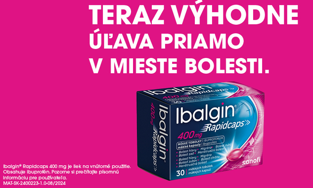 Ibalgin - rýchlo a účinne proti bolesti