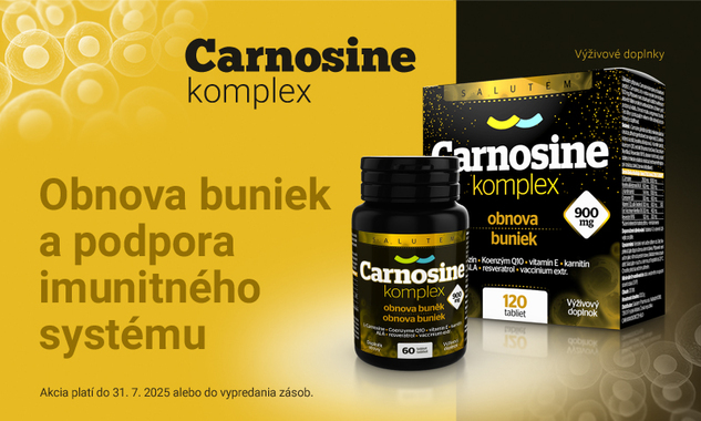 Salutem Carnosine teraz lacnejšie!