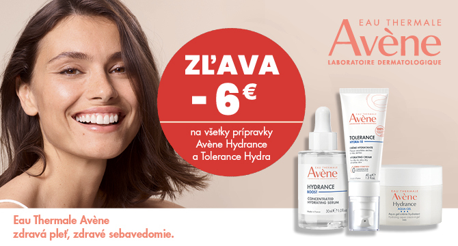 Avene Hydrance -6€ na všetky produkty!