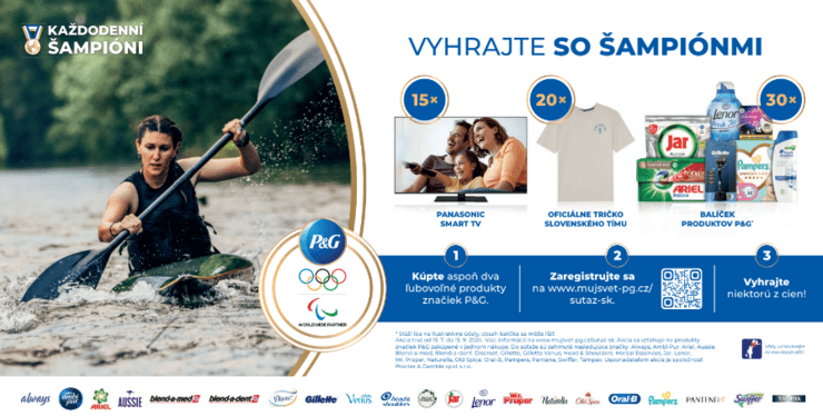 Olympiáda s P&amp;G Vyhrajte so šampiónmi