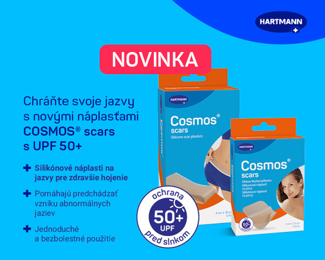 Zľava -20% na produkty Cosmos – spoľahlivá starostlivosť o jazvy a rany!