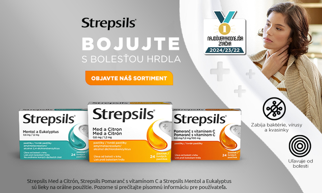 Strepsils - Získajte účinnú úľavu pri bolesti hrdla so zľavou!