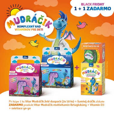 Black Friday: Vitar Mudráčik Multivitamín ako darček!