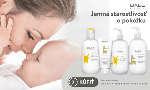 Babé zľava 30% pri nákupe 2 produktov!