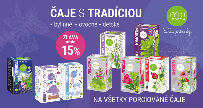 Fyto Pharma čaje -15%