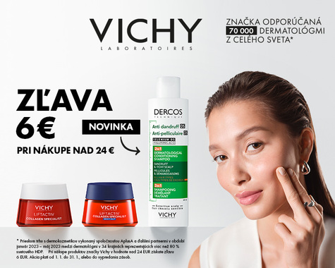 Dodatočná zľava - 6€ na produkty Vichy!