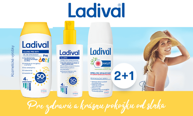 Pripravte sa na slnko s Ladival – akcia 2+1 ZADARMO!