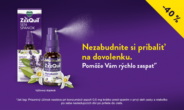 Pokojný a kvalitný spánok, po ktorom túžite, so ZZZQuil® Natura so zľavou -40%!
