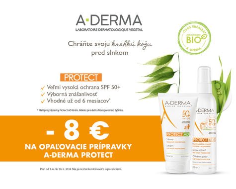 A-Derma PROTECT zľavy až 8€!