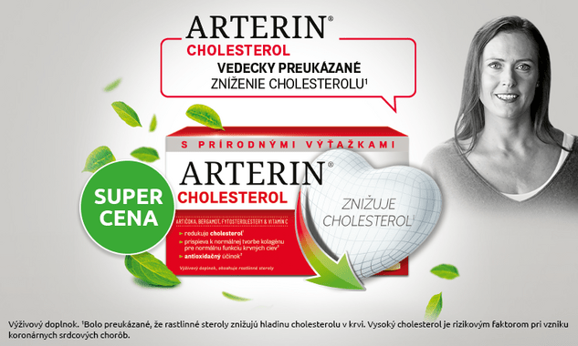 Produkty Arterin teraz s výraznou zľavou!