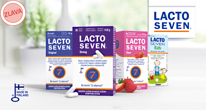 Lactoseven Laktobacily a Bifidobaktérie pre Vašu silnú imunitu - so zľavou 10%!