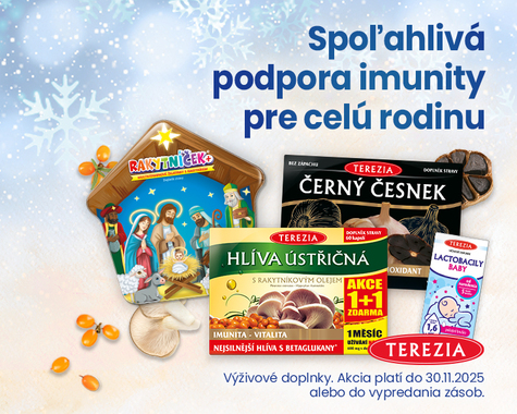 Príroda v každej kapsule – výživové doplnky TEREZIA s 20 % zľavou!