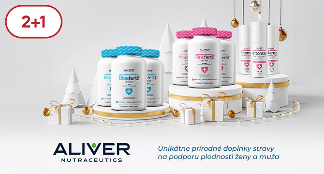 Aliver 2+1 ZDARMA - Podpora plodnosti pre muža i ženu