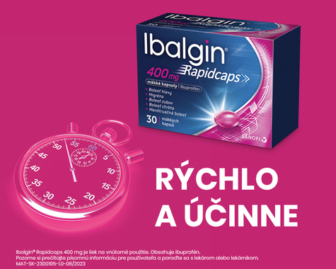 Ibalgin - rýchlo a účinne proti bolesti