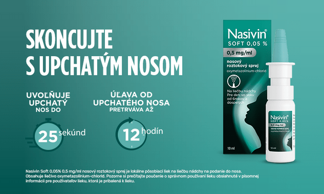 Zľava na Nasivin – rýchla pomoc pri upchatom nose