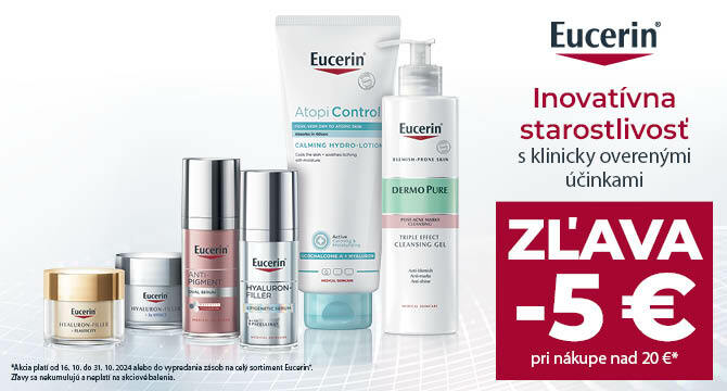 Zľava 5 € na kozmetiku Eucerin!