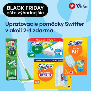 Black Friday: Swiffer 2+1 zdarma!