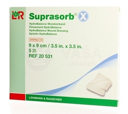 Suprasorb X Hydrobalance Krytie na rany (9 x 9 cm)