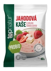 Topnatur Probio Ryžová kaša Jahoda + Biela čokoláda