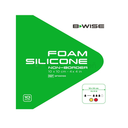 Bwise Krytie na rany penové silikónové (10 x 10 cm)