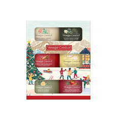 Yankee Candle Vianočná darčeková sada 6 sklenených votívnych sviečok