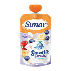 Sunar Smootík Čučoriedka, jogurt, ovos (od ukonč. 12. mesiaca)