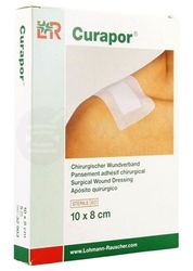 Curapor Transparent Sterilné vodeodolné krytie na rany (10 x 8 cm)
