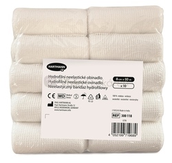 Hartmann Hydrofilné neelastické nesterilné ovínadlo (8 cm x 10 m)