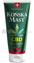 SwissMedicus Konská Masť s CBD hrejivá