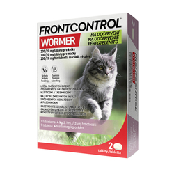 Frontcontrol Wormer 230/20 mg Tablety na odčervenie pre mačky