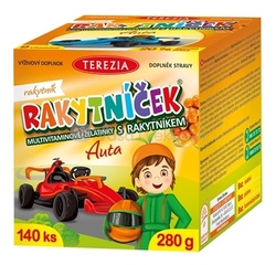 TEREZIA Rakytníček Multivitamínové želatínky s rakytníkom Autá