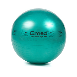 Qmed Protišmyková fitlopta, 65 cm (zelená)