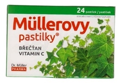 Müllerove pastilky s brečtanom a vitamínom C