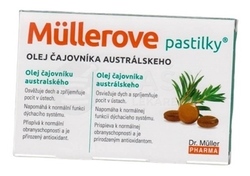 Müllerove pastilky s olejom čajovníka austrálskeho