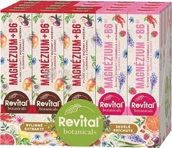 Revital Botanicals Magnézium + B6 Šumivý MIX BOX