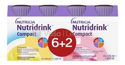 Nutridrink Compact 6+2 (dve príchute)