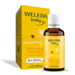 WELEDA Baby Olej na masáž bruška dojčaťa