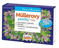 Müllerove pastilky MIX Bez cukru