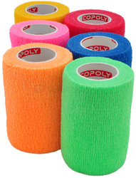 Copoly Samolepiaca bandáž Mix farieb Bright (7,5 x 450 cm)