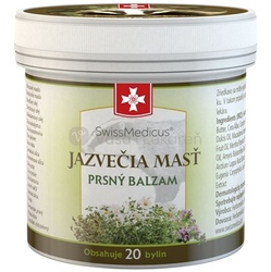 SwissMedicus Jazvečia masť na lepšie dýchanie
