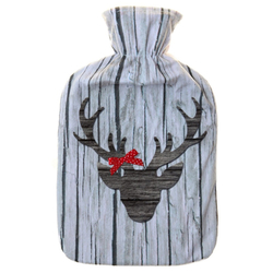 Termofor s fleecovým obalom Sob hnedý