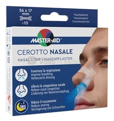 Master Aid Nosové náplasti na uľahčenie dýchania (56 x 17 mm)