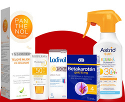 Kompletný opaľovací balíček pre celú rodinu