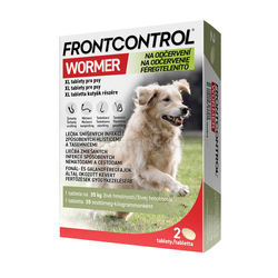Frontcontrol Wormer XL Tablety na odčervenie pre psy