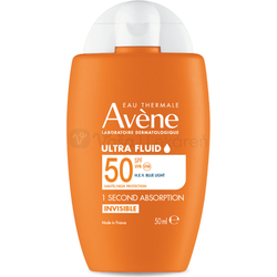 Avene Sun Ultra Fluid Invisible SPF50 Fluid na opaľovanie na citlivú pleť