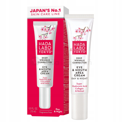 Hada Labo Tokyo Deep Wrinkle Corrector Krém proti vráskam v okolí očí a pier