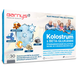Barny&#039;s Kolostrum s beta-glukánmi + darček