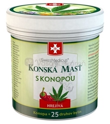 SwissMedicus Konská Masť s Konopou hrejivá